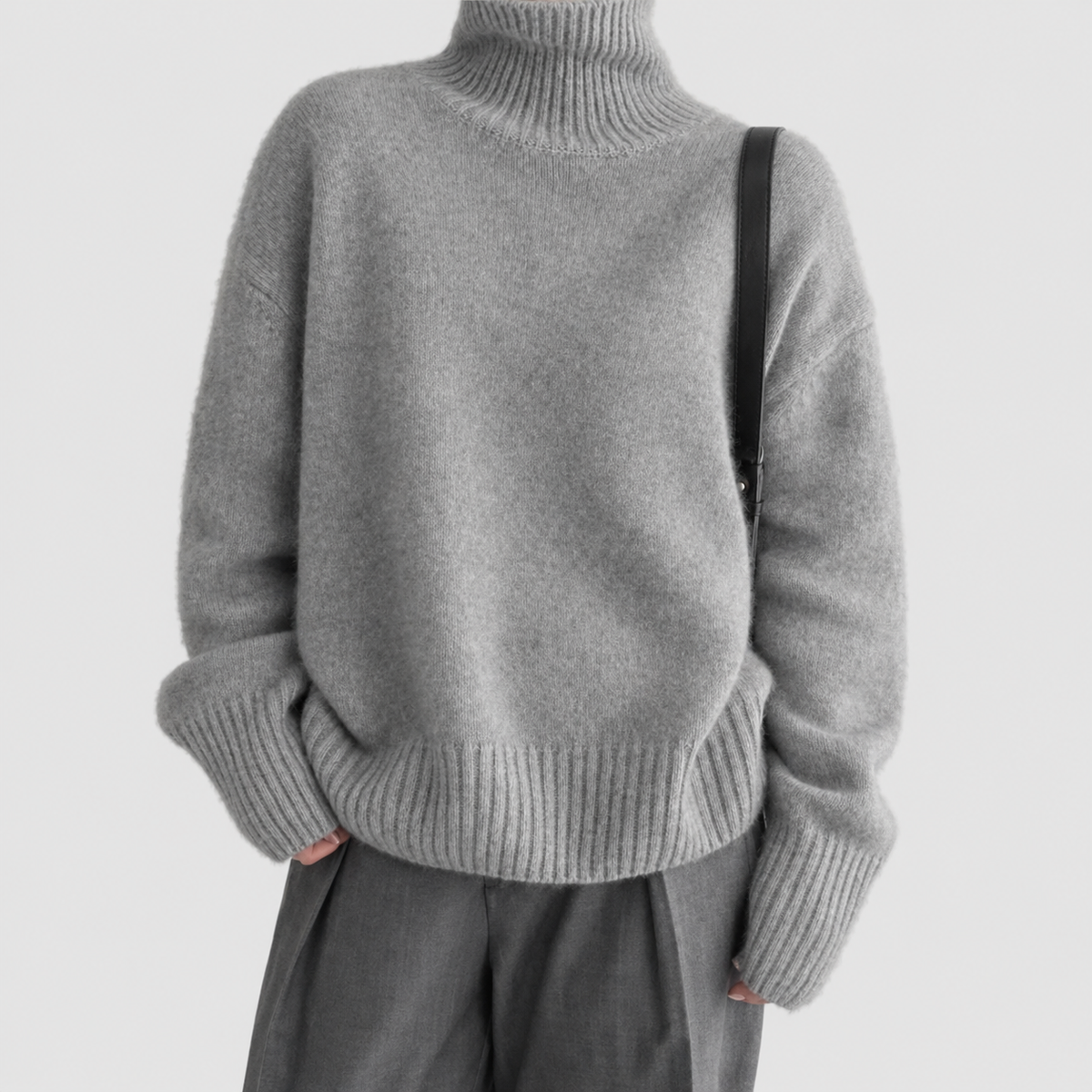 Women's Roll-Neck Knitted Jumper — view 4