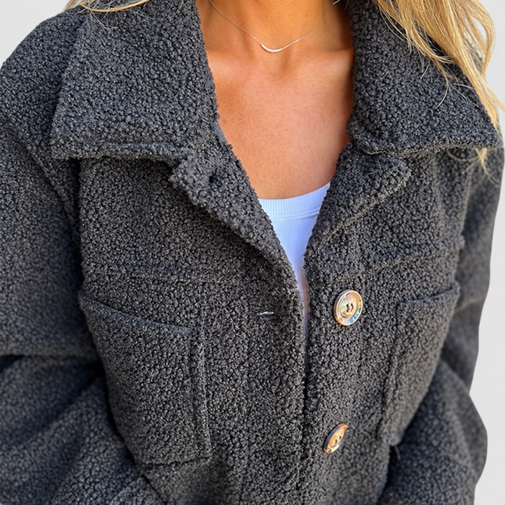 Women's Teddy Button-Front Jacket — view 7