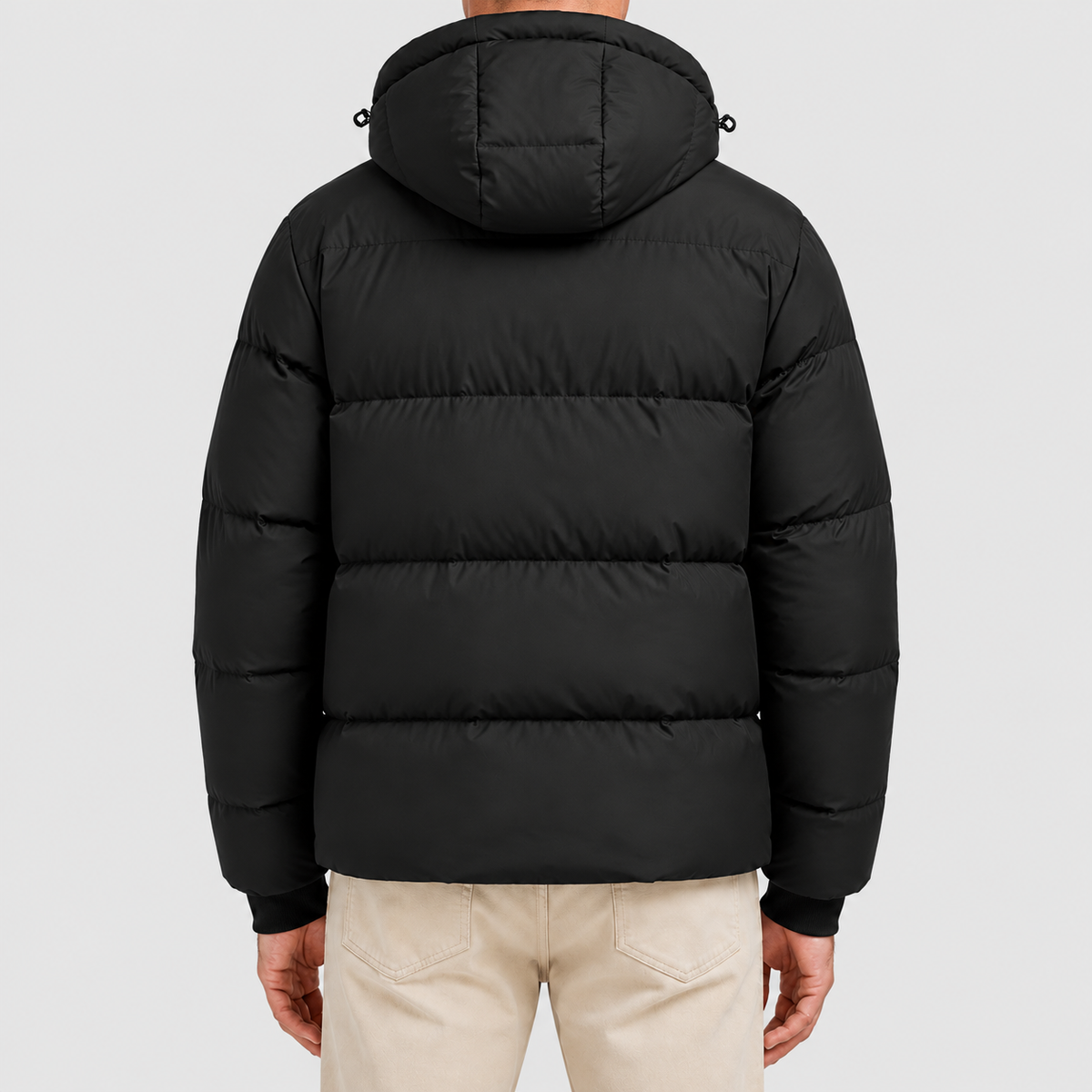 Men's Hooded Zip-Front Puffer Jacket — view 2