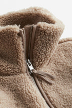 Eira | Women's Teddy Fleece Jacket with Zip and High Neck