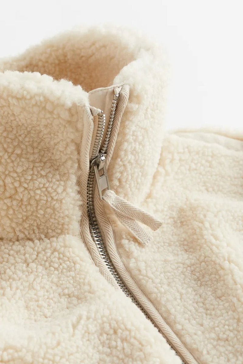 Eira | Women's Teddy Fleece Jacket with Zip and High Neck