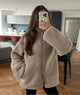 Eira | Women's Teddy Fleece Jacket with Zip and High Neck