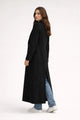 Eirlys | Women's Longline Jacket with Lapels and Flap Pockets