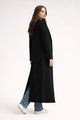 Eirlys | Women's Longline Jacket with Lapels and Flap Pockets