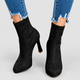 Elena | Women's High Block-Heel Faux Suede Ankle Boots