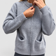 Elfrida | Women's Cotton Knitted Zip Cardigan