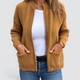 Elfrida | Women's Cotton Knitted Zip Cardigan