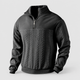 Elias | Men's Jacquard Quarter-Zip Jumper