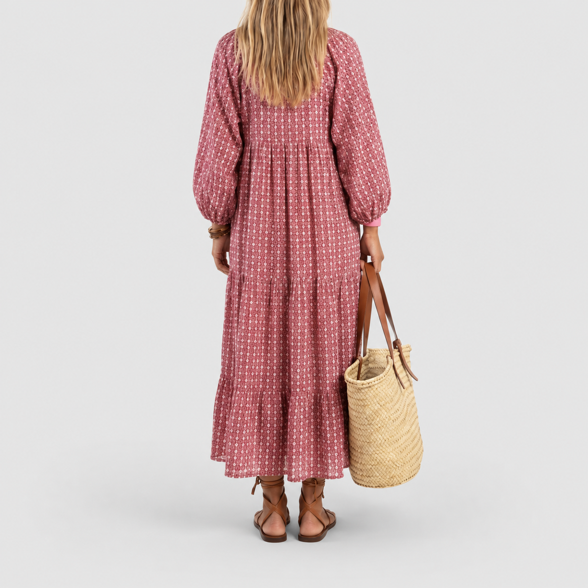 Women's Long-Sleeve Midi Dress — view 3