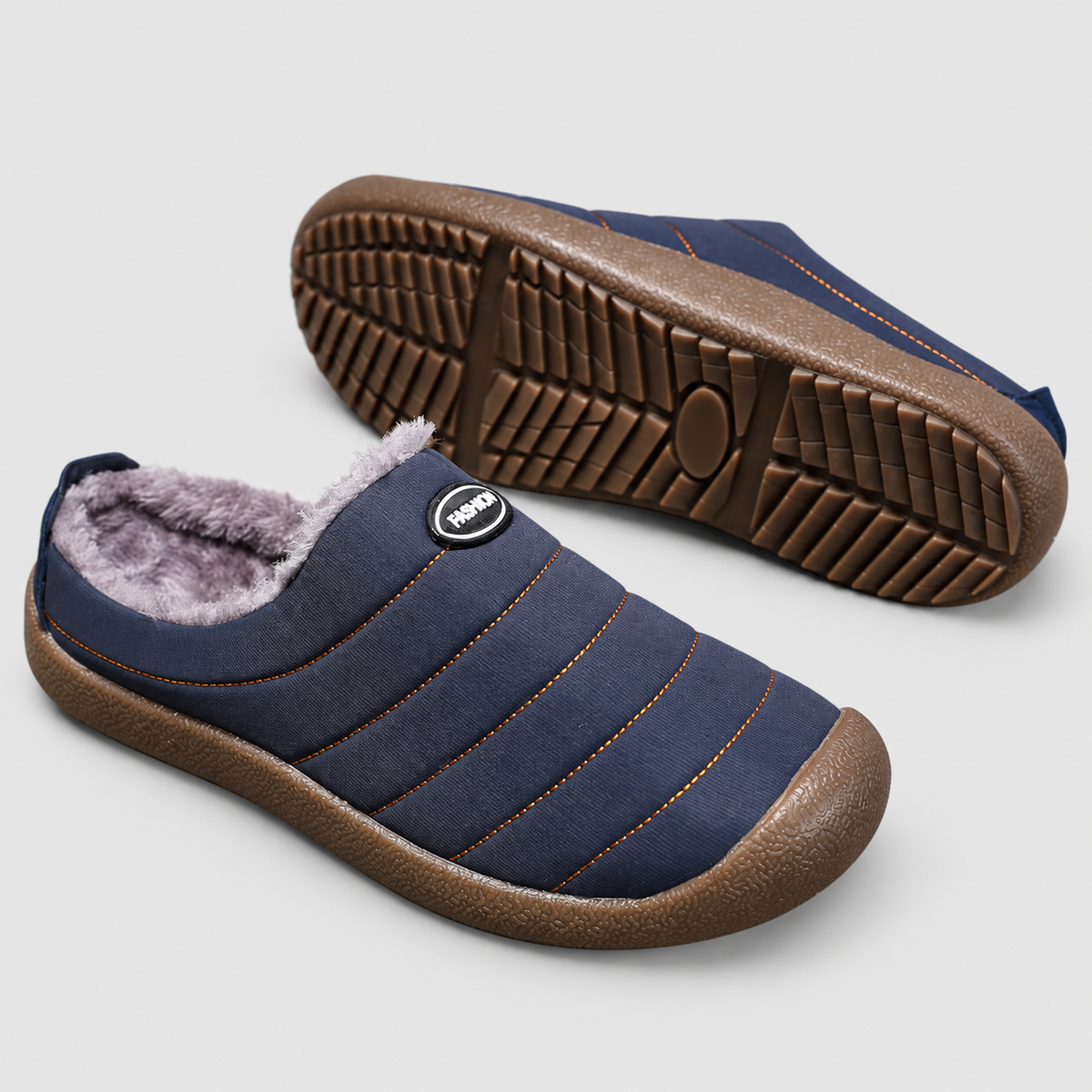 Women's and Men's Fleece-Lined Slip-On Clogs — view 11
