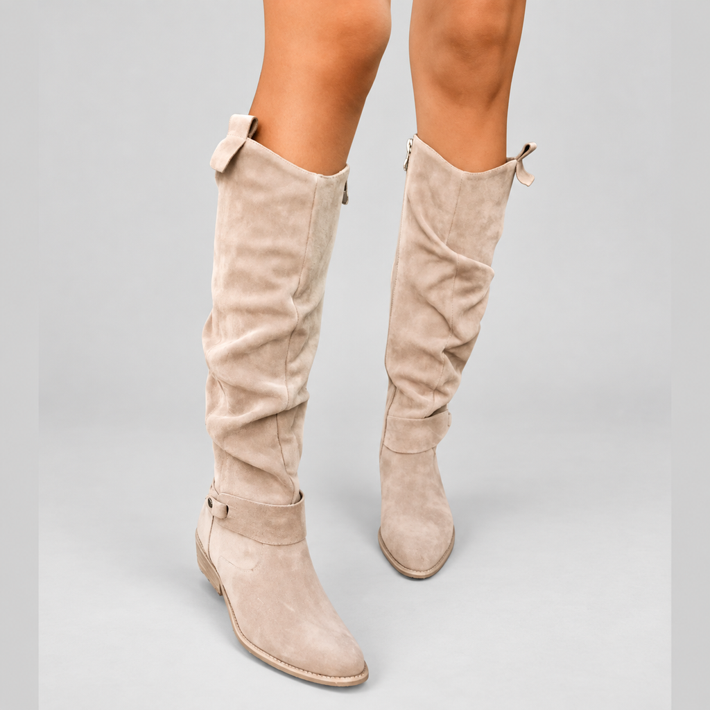Women's Suede-Effect Tall Boots — view 5