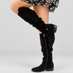 Women's Suede-Effect Tall Boots — view 7