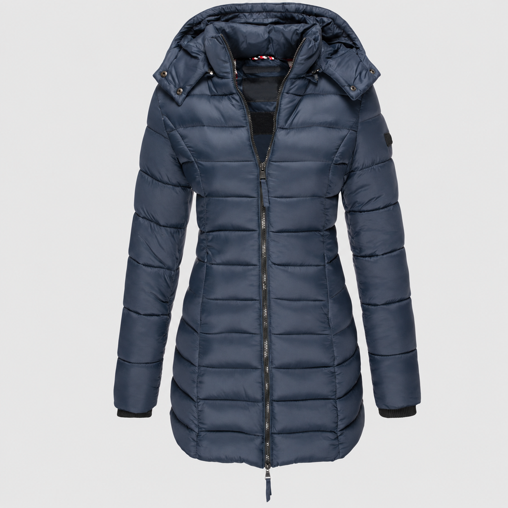 Women's Hooded Zip-Up Quilted Jacket — view 1