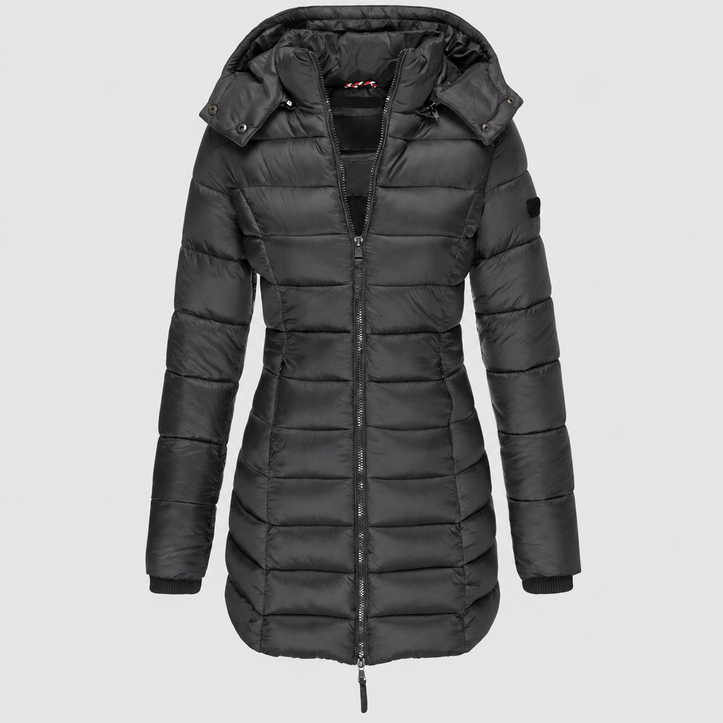 Women's Hooded Zip-Up Quilted Jacket — view 2