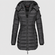 Elspeth | Women's Hooded Zip-Up Quilted Jacket
