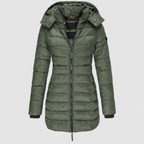 Women's Hooded Zip-Up Quilted Jacket — view 3