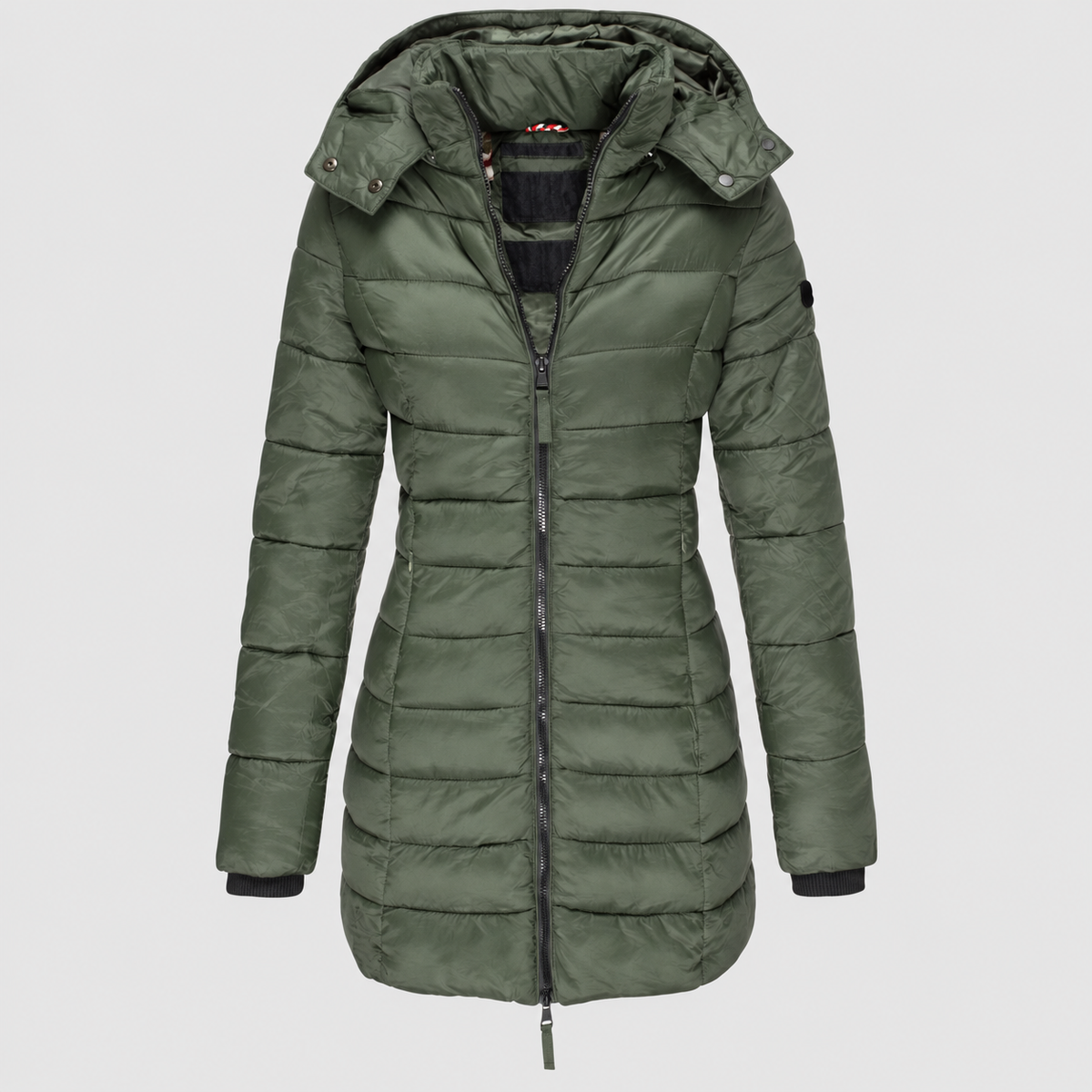 Women's Hooded Zip-Up Quilted Jacket — view 3