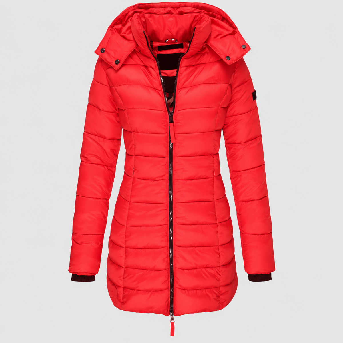 Women's Hooded Zip-Up Quilted Jacket — view 5