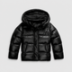 Eluned | Women's Hooded Puffer Jacket with Glossy Finish