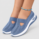 Emmeline | Women's Cut-Out Knit Slip-On Shoes