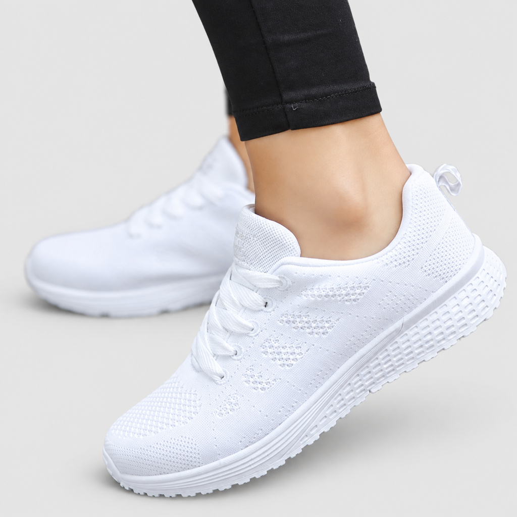 Women's Lace-Up Walking Shoes with Cushioned Sole — view 3