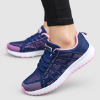 Women's Lace-Up Walking Shoes with Cushioned Sole — view 8
