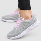 Women's Lace-Up Walking Shoes with Cushioned Sole — view 10