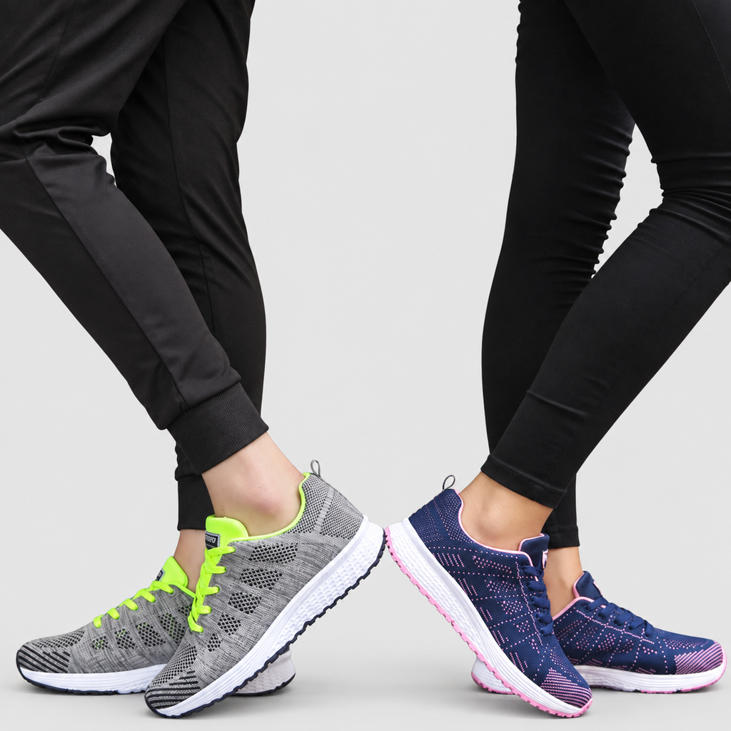 Women's Lace-Up Walking Shoes with Cushioned Sole — view 15