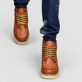 Men's Lace-Up Winter Boots in Khaki — view 1
