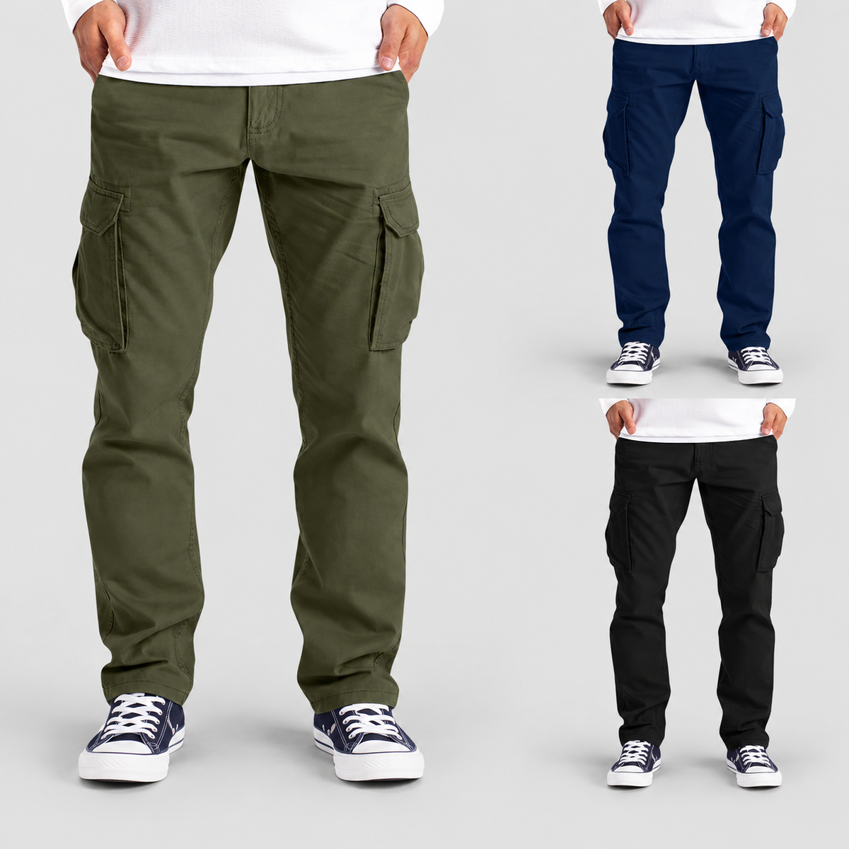 Men's Casual Field Cargo Trousers — view 4
