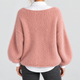 Esme | Women's Oversized Chunky Knit Jumper with Balloon Sleeves