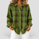 Ethel | Women's Checked Knit Button-Up Jumper