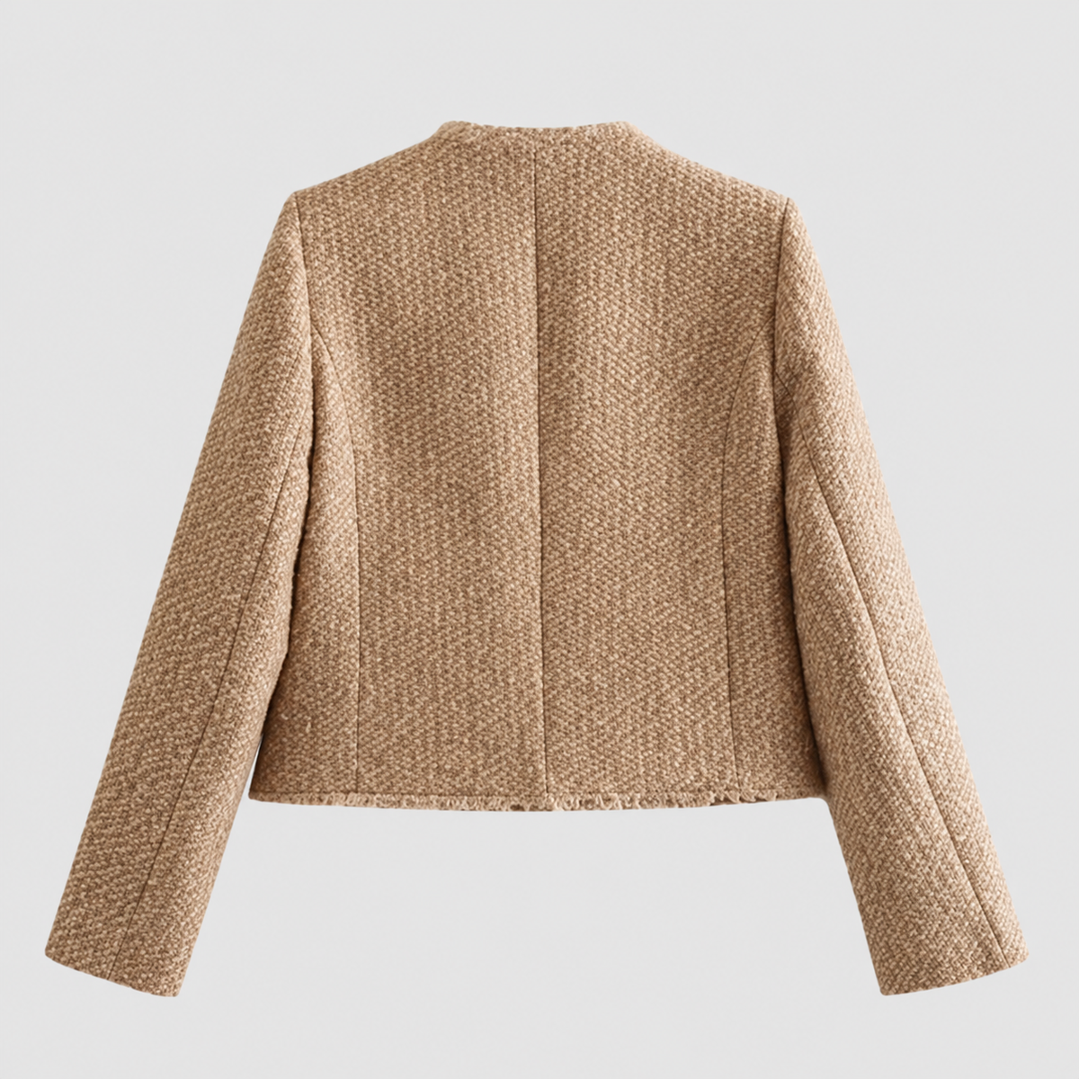 Women's Tweed-Effect Jacket with Gold-Tone Buttons — view 4