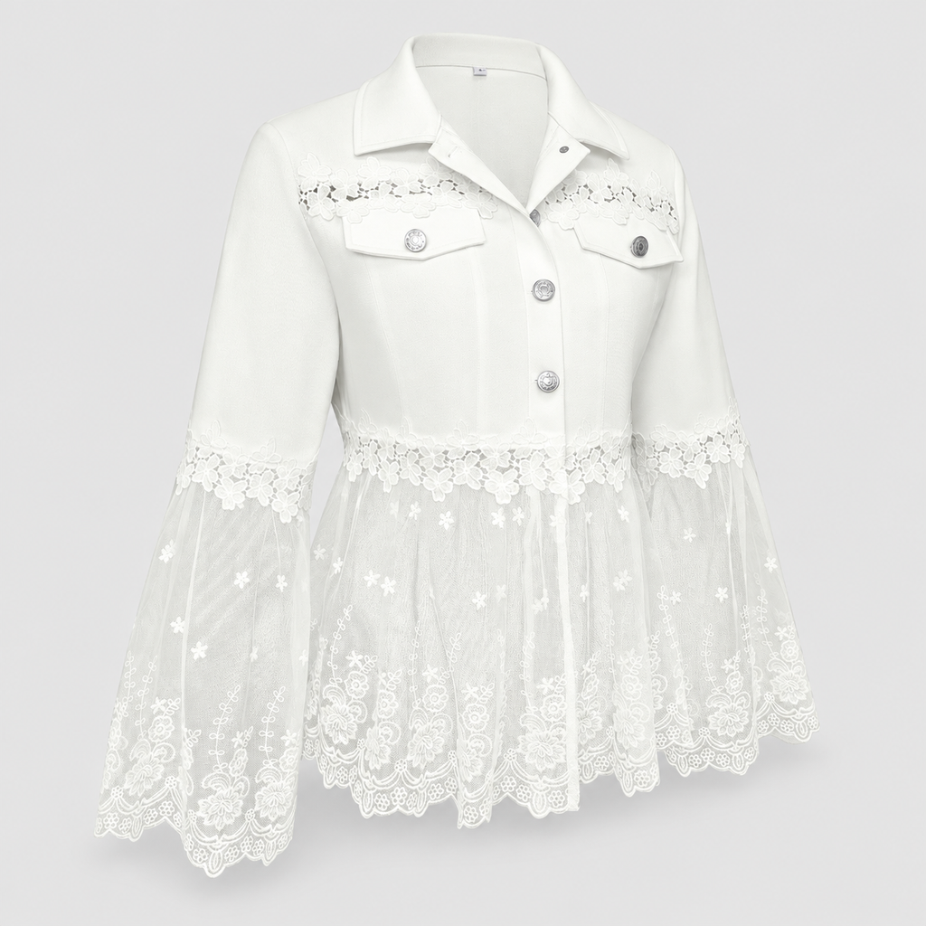 Women's Lace-Panel Jacket — view 3