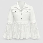 Women's Lace-Panel Jacket — view 4