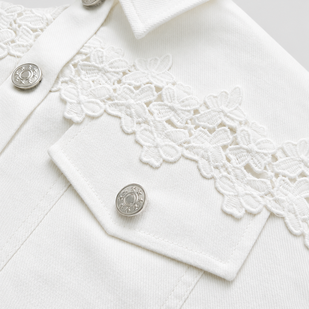 Women's Lace-Panel Jacket — view 5
