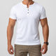 Eustace | Men's Short-Sleeve Henley T-Shirt with Button Placket