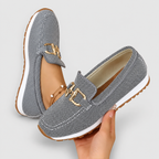 Women's Mesh Horsebit Loafer Trainers with Lug Sole — view 10