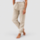 Feliciana-Rose | Women's Relaxed Straight-Leg Trousers with Drawstring Waist