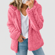 Feliciana | Women's Hooded Teddy Zip-Up Jacket