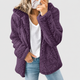 Feliciana | Women's Hooded Teddy Zip-Up Jacket