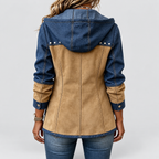 Women's Patchwork Hooded Jacket — view 2