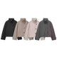 Ffion | Women's Cropped Jacket with Fold-Over Collar