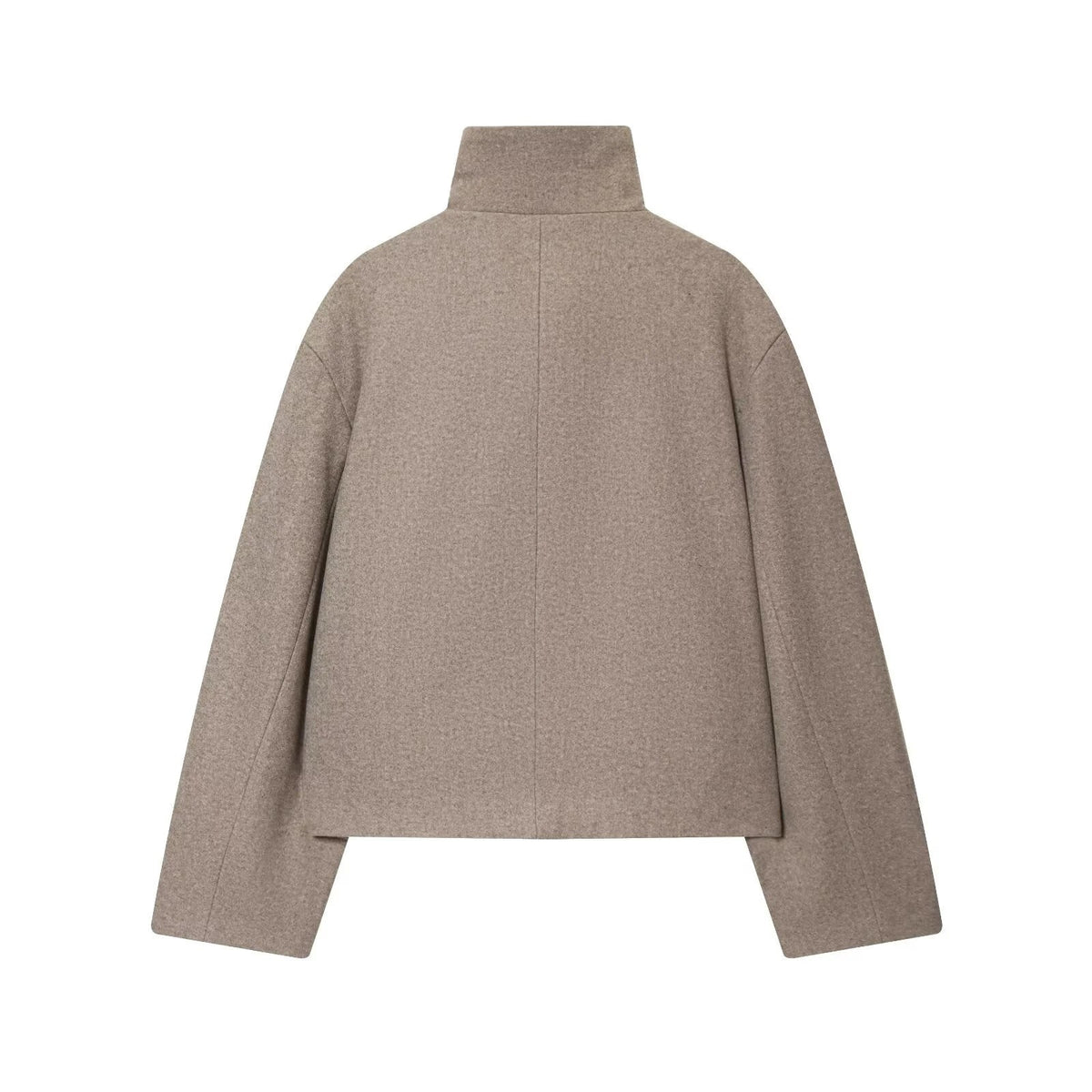 Ffion | Women's Cropped Jacket with Fold-Over Collar