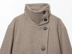 Ffion | Women's Cropped Jacket with Fold-Over Collar