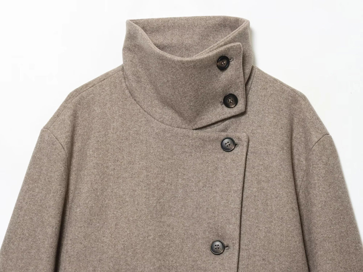 Ffion | Women's Cropped Jacket with Fold-Over Collar