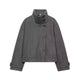 Ffion | Women's Cropped Jacket with Fold-Over Collar