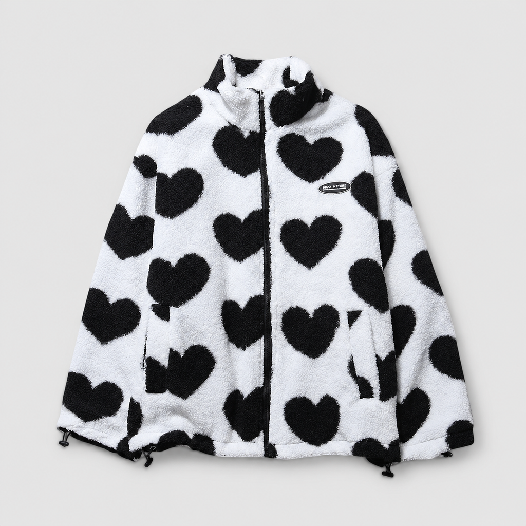 Women's Reversible Borg Zip-Up Fleece Jacket — view 10