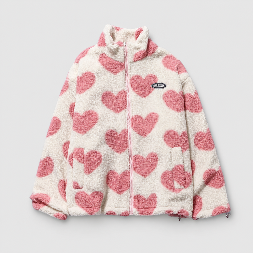 Women's Reversible Borg Zip-Up Fleece Jacket — view 14