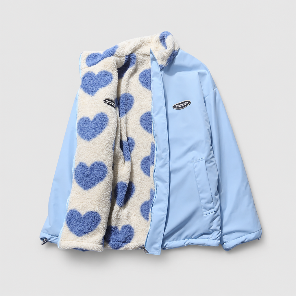 Women's Reversible Borg Zip-Up Fleece Jacket — view 17